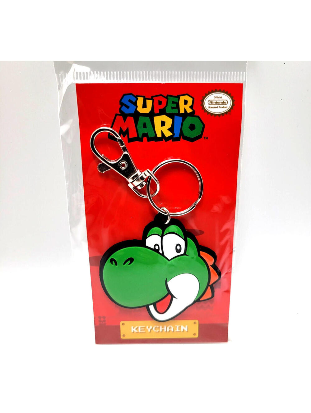 Yoshi Keychain - Official Licensed Product- Super Mario World Themed - New